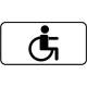 Дорожный знак 8.17 «Инвалиды», 350х700